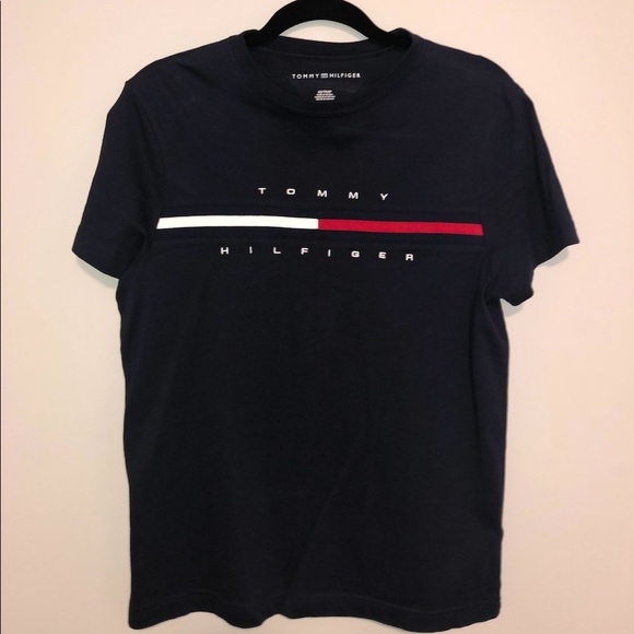 Navy Blue Tommy Hilfiger Tee - Picture 1 of 2